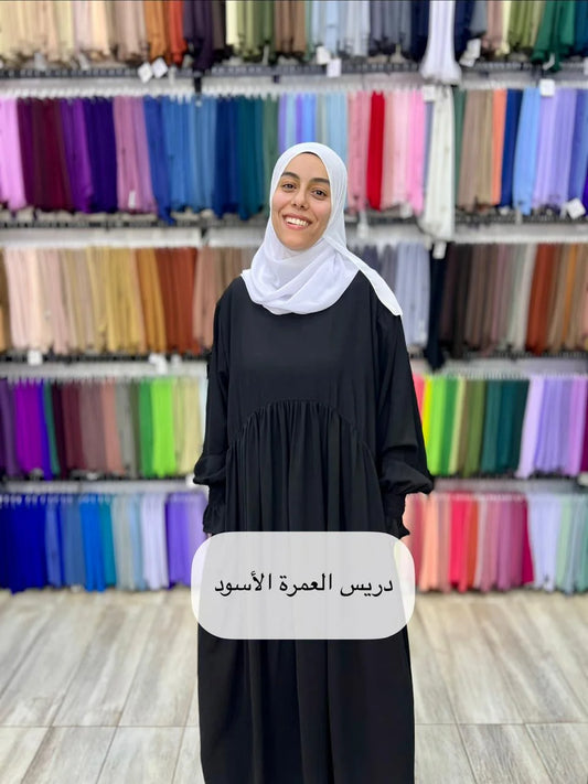 دريس وطقم العمرة المبطن - خامة رويال مستورد - دريس وطقم العمرة المبطن - صورة 2